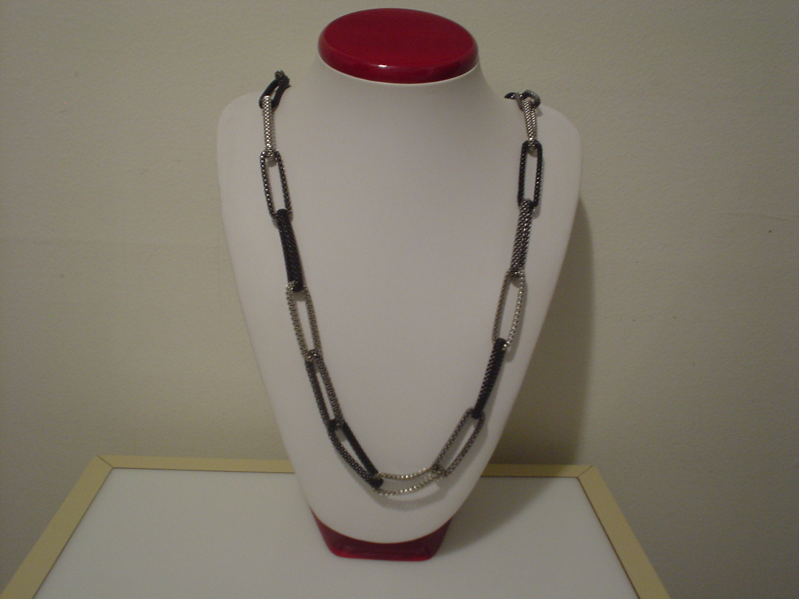 flexible mesh link necklace